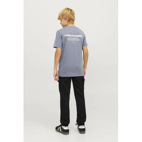 jack & jones JUNIOR joggingbroek JPSTGORDON JJBRADLEY zwart Jongens Sweat 152