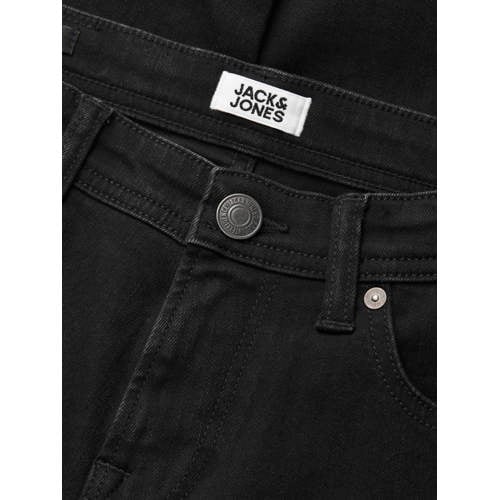 jack & jones JUNIOR regular fit jeans JJICLARK JJORIGINAL black denim Zwart Jongens Stretchdenim 152