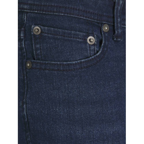 jack & jones JUNIOR slim fit jeans JJIGLENN JJORIGINAL blue denim Blauw Jongens Stretchdenim 170