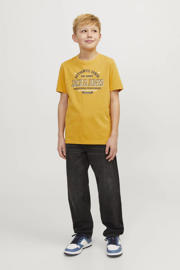 thumbnail: JACK & JONES JUNIOR T-shirt JJELOGO met logo honinggeel