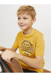 thumbnail: JACK & JONES JUNIOR T-shirt JJELOGO met logo honinggeel