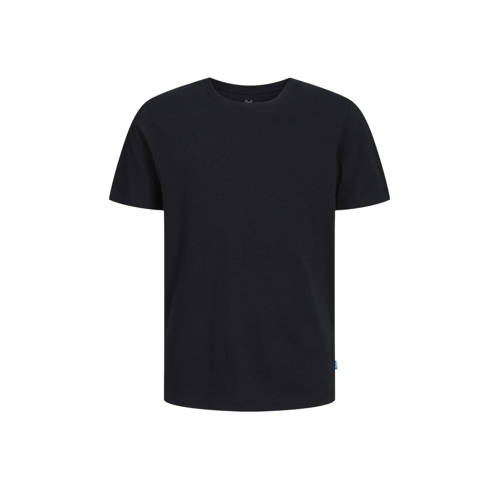 jack & jones JUNIOR T-shirt set van 3 zwart Jongens Katoen Ronde hals 140