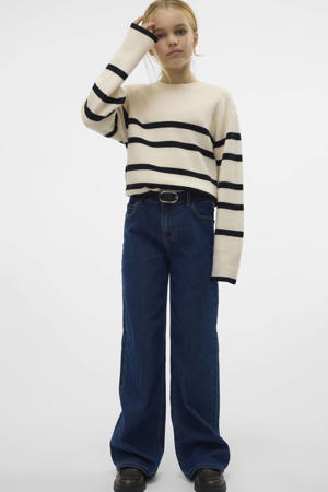 wide leg jeans VMDAISY dark blue denim