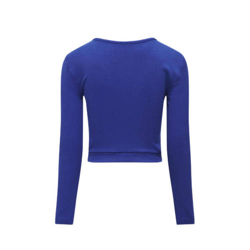 Only KIDS GIRL longsleeve KOGNESSA LIFE hardblauw Meisjes Stretchkatoen Ronde hals 146 152