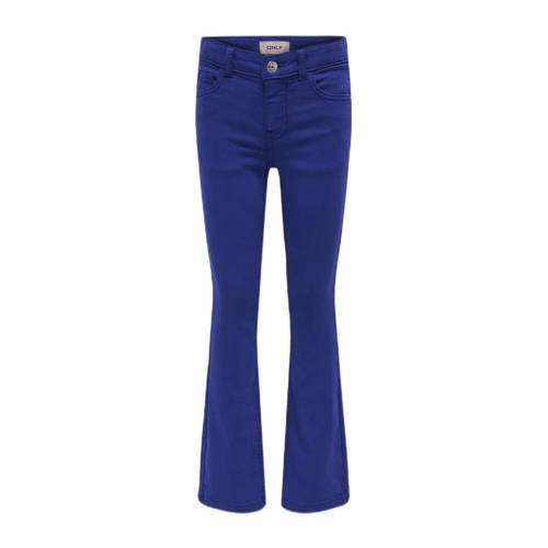 KIDS ONLY GIRL flared broek KOGANNE hardblauw Meisjes Katoen Effen - maat 164 afbeelding