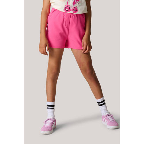 Shoeby high waist regular fit casual short roze Korte broek Meisjes Polyester 98 104