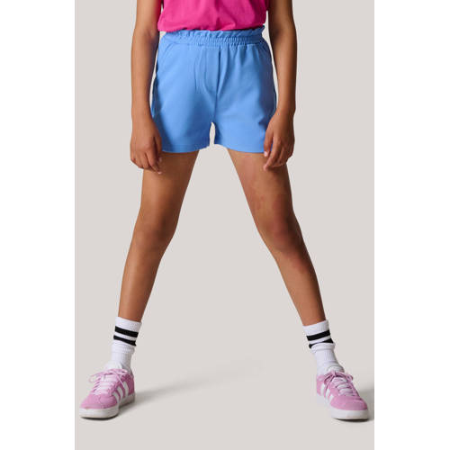 Shoeby high waist regular fit casual short blauw Korte broek Meisjes Polyester 146 152