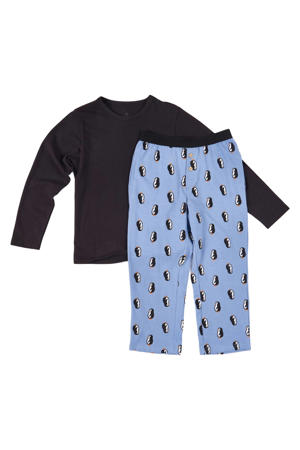 pyjama met all over print op de broek