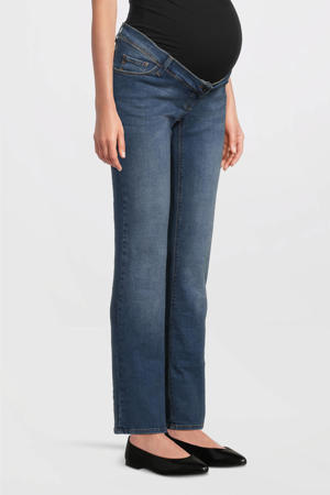 zwangerschaps straight leg jeans Grace stonewashed