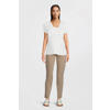LOVE2WAIT regular fit zwangerschapsbroek Chino zand