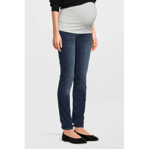 LOVE2WAIT skinny fit zwangerschaps jeans Sophia 32' Stonewashed Blauw Dames Stretchdenim - maat 300 afbeelding