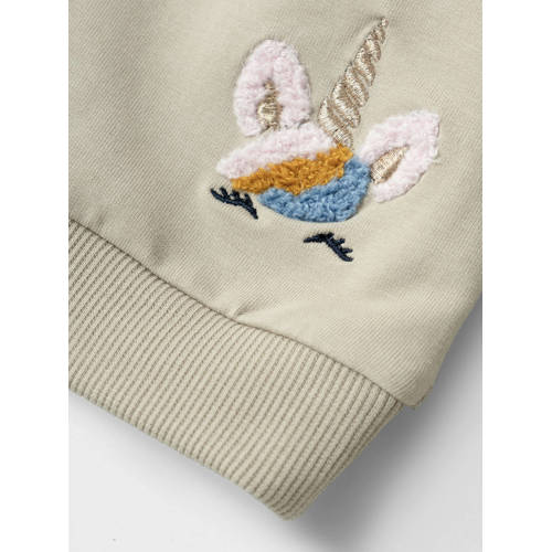 name it BABY sweater NBFLIGA met all over print beige All over print 56