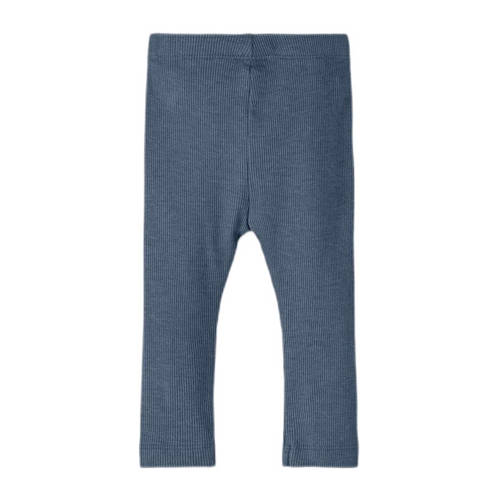 Name it BABY skinny broek NBNKAB blauw melange Legging Katoen 104