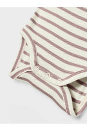 thumbnail: NAME IT BABY gestreepte romper NBNBANI mauve/ecru