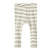 NAME IT BABY gestreepte broek NBNBANI beige/ecru