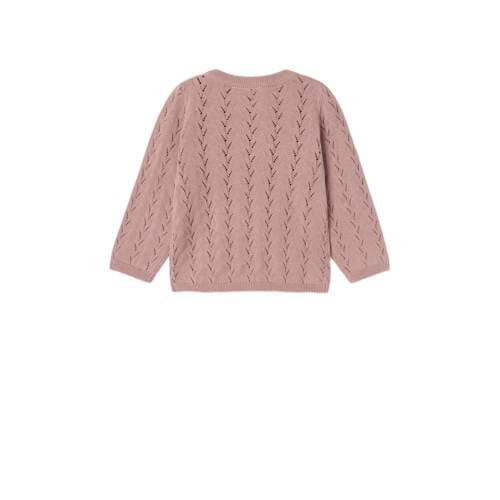 name it MINI vest NMFBANNI mauve Roze Meisjes Katoen Ronde hals Effen 50
