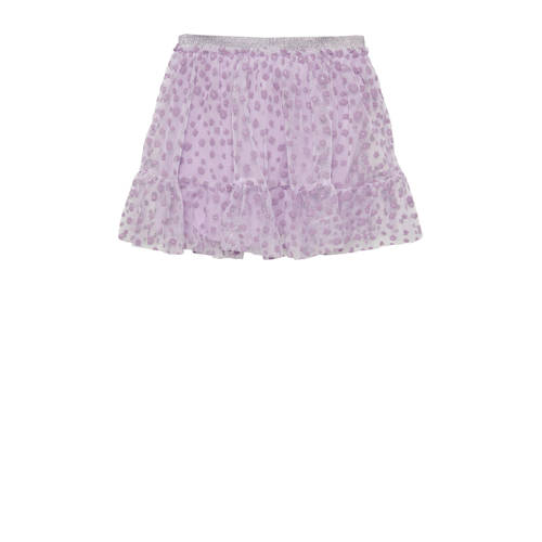 s.Oliver korte rok lila Paars Meisjes Polyester Bloemen 92