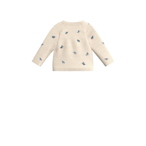 S.Oliver pullover beige Trui Jongens Acryl Ronde hals All over print 50 56