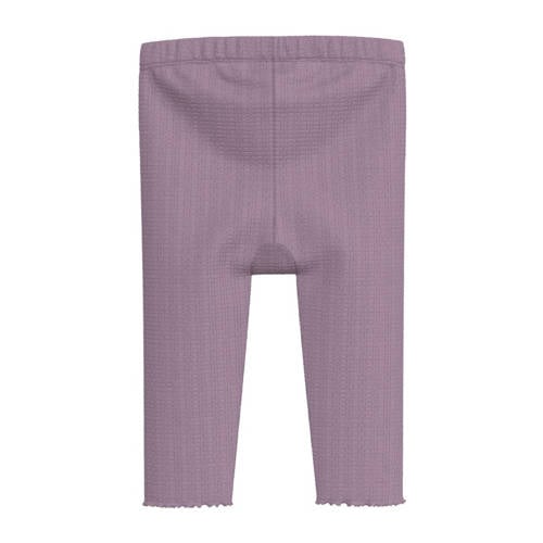 S.Oliver baby legging paars Meisjes Stretchkatoen Effen 50 56