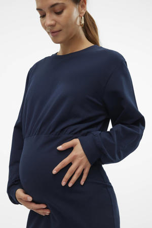 zwangerschapsjurk MLSINE donkerblauw