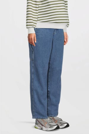 zwangerschaps straight leg jeans MLKYOTO medium blue denim