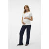 MAMALICIOUS relaxed zwangerschapsbroek MLEMILY donkerblauw