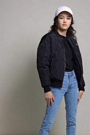 reversible quilted winterjas Bombi zwart