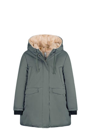 winter parka Belvine olijfgroen