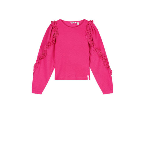 NONO top Kysa felroze Meisjes Polyester Ronde hals Effen - maat 158/164 afbeelding
