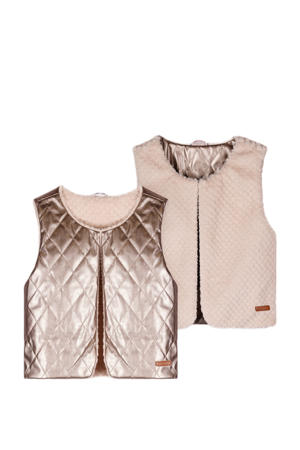 reversible gilet Kate ivoor/goud