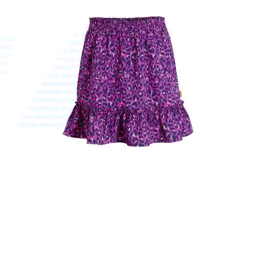Orange Stars rok Riv panterprint fuchsia Roze Meisjes Polyester Dierenprint