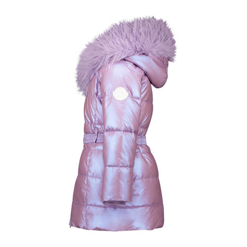 Le Chic gewatteerde winterjas BODETTE metallic lila Paars Meisjes Polyester Capuchon 110