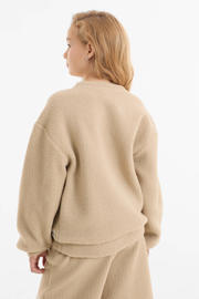 thumbnail: anytime teddy fleece trui beige