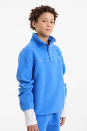 thumbnail: anytime teddy fleece schipperstrui blauw