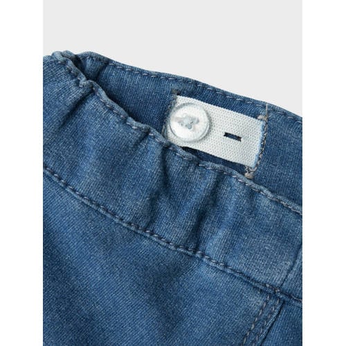 name it BABY broek NBFBELLA Blauw Jongens Katoen Effen 50