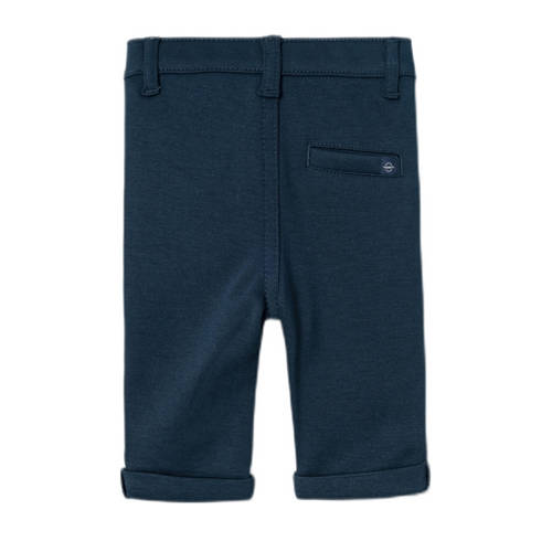 name it BABY regular fit broek NBMSILAS donkerblauw Jongens Viscose 86