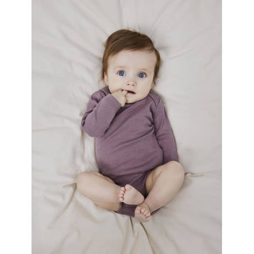 name it BABY romper NBFBODY set van 3 wit lila paars Meisjes Katoen Ronde hals 56