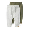 NAME IT BABY babybroek NBNTAKKI - (set van 2) oudroze/lichtbruin