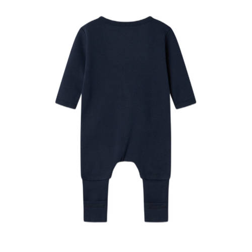 name it BABY pyjama set van 2 donkerblauw wit Jongens Katoen Ronde hals 50