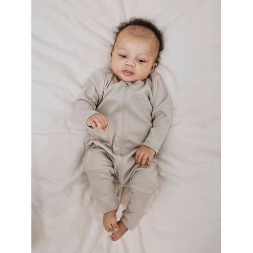 name it BABY pyjama set van 2 donkerblauw wit Beige Jongens Katoen Ronde hals 92