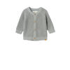 LIL' ATELIER BABY baby gebreid vest NMNEMLEN lichtgrijs