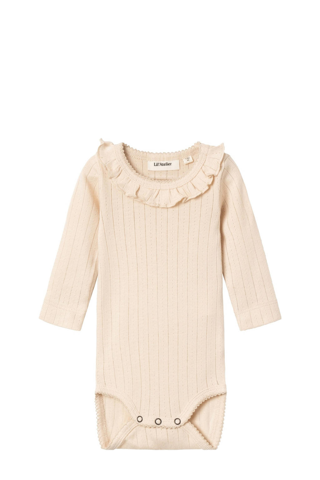 LIL' ATELIER BABY romper NBFRACHEL ecru