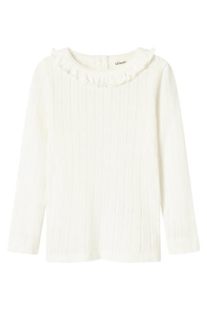 longsleeve NMFRACHEL offwhite