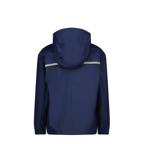 VINGINO kids regenjas Thyfoon donkerblauw Jongens Meisjes Polypropyleen Capuchon 110 116