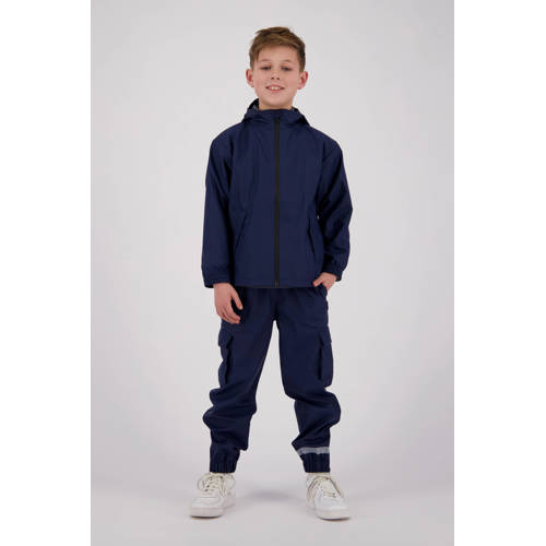 Vingino kids regenjas Thyfoon donkerblauw Jongens/Meisjes Polypropyleen Capuchon