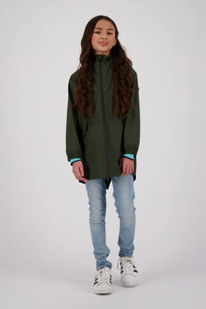 kids regenjas Thunder armygroen