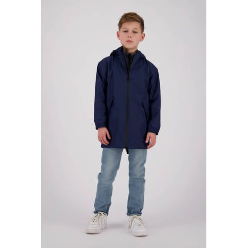 Vingino kids regenjas Thunder donkerblauw Jongens/Meisjes Polypropyleen Capuchon