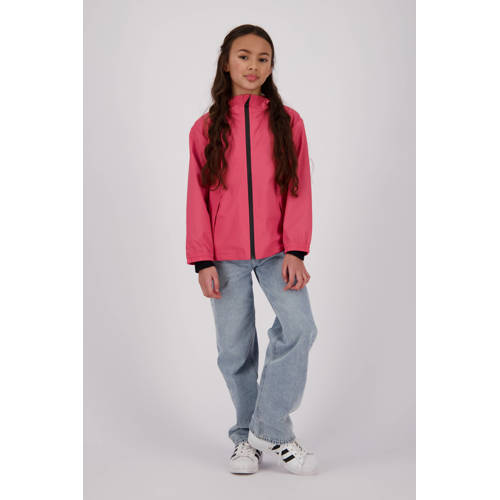 Vingino kids regenjas Thyfoon koraalroze Jongens/Meisjes Polypropyleen Capuchon - maat 122/128 afbeelding