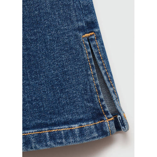 Mango Kids flared jeans medium blue Blauw Meisjes Denim Effen 146