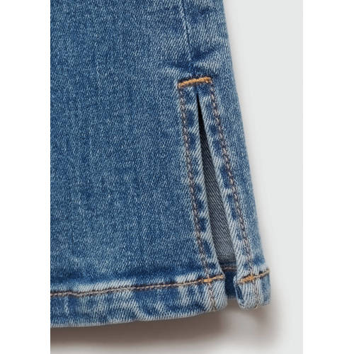 Mango Kids flared jeans light blue Blauw Meisjes Denim Effen 122